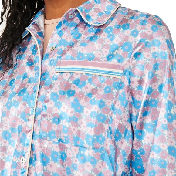 Free People Pillow Talk Silky Satin PJ Pajama Set NEW WITH TAGS - Picture 5 of 14